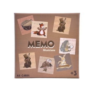 570053 Joc de memorie Muzicieni, Egmont Toys
