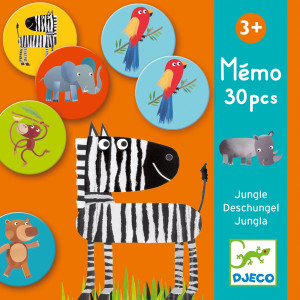 DJ08159-Joc gasirea perechii Animale din jungla, Djeco