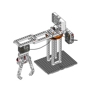 Exemplu de structură gin‑industrială creată cu setul AI INDUSTRY