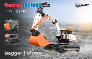 576104 Kit STEM Excavator de asamblat si manevrat, Fischertechnik