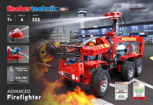 564069 Kit STEM modele Masina de interventie pentru pompieri Fischertechnik