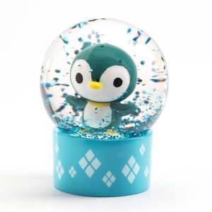 DD03442 Mini glob cu zapada si pinguin, Djeco