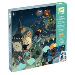 Peter Pan - poveste de decorat, Djeco