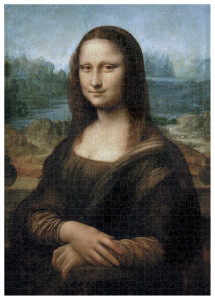 Lj_PZ311U-Puzzle1000 piese Mona lisa, Londji