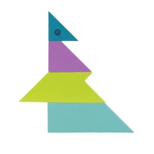 Cutie Puzzle T - ambalaj portabil și elegant
