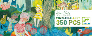 DJ07618-Puzzle galerie 350 piese Petrecere la rau,  Djeco