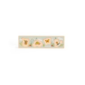 Puzzle incastru din lemn 4 animale, Moulin Roty