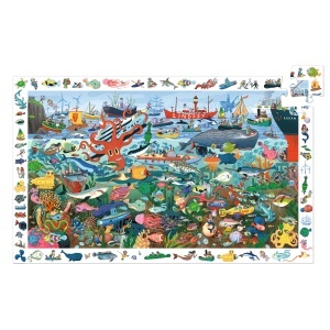 Puzzle observatie 200 piese lumea subacvatica