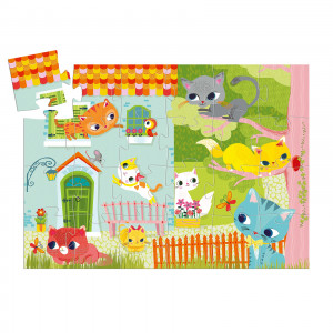 DJ07207-Puzzle Pisici jucause, Djeco