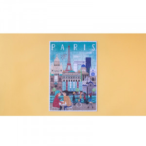 PZ593 Puzzle 200 piese skyline-paris-Londji