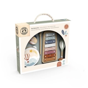 Set 4 instrumente muzicale din lemn (M), Speedy Monkey