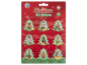 Set abtibilduri 3D tematica Craciun, brad(Brad) Brad