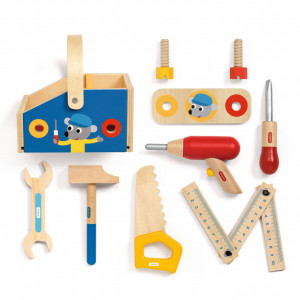 DJ06649-Set unelte pentru micul mester Minibrico, Djeco