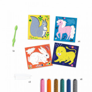 DJ09475-Atelier creativ cu margele Animale si flori, Djeco