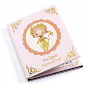 DJ06980-Set cu stickerei repozitionabile Miss Lilypink, Djeco
