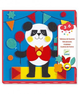 DJ09863-Tablouri colaj cu fetru Animale, Djeco