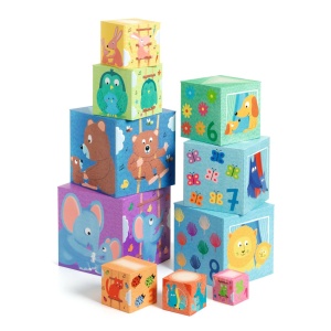  Set de 10 piese cuburi 