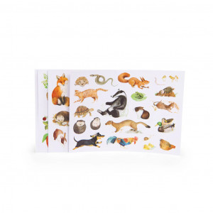 712185 Autocolante Gradina cu plante si animale Moulin Roty