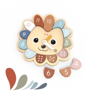 Ceas educativ din lemn, Speedy Monkey