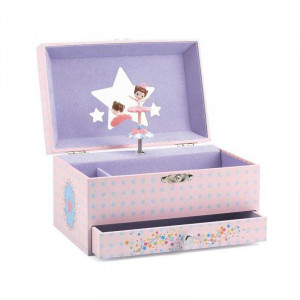 DJ06597-Cutie muzicala pentru fete design elegant cu balerina, Djeco