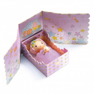 DJ06965-Tinyly Violet dormitor în cutie magnetică, Djeco