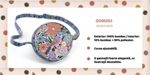 DD00263 - Geantă rotundă copii cu curea reglabilă, Djeco