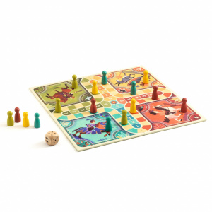 DJ05234 Joc clasic de masa Ludo, Djeco