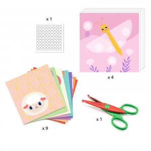 DJ09057- Coli ilustrate pentru decupare și decorare, Djeco