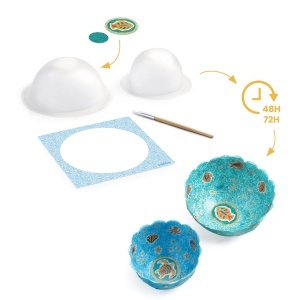 Kit cu materiale si instructiuni complete pentru a crea boluri inspirate de mare