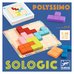 DJ08451-Puzzle educativ Polyssimo cu provocări logice, Djeco