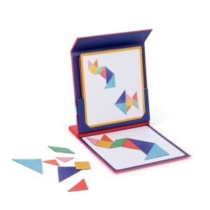 Tangram Magnetic Moulin Roty cu carduri de logică