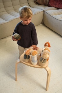 Set bowling pentru copii cu animale din pădure, Egmont Toys