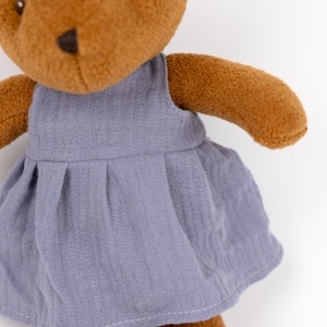 Jucarie de plus ursoaica cu rochie de bumbac, Egmont Toys
