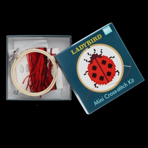 Ladybird - kit de broderie miniaturală pentru micii artiști