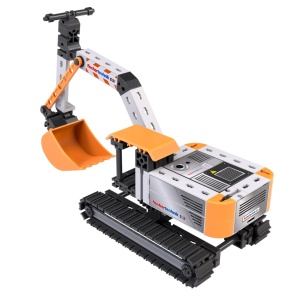 576104 Kit STEM Excavator de asamblat si manevrat, Fischertechnik