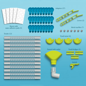 550201_Kit STEM Circuit cu bila metalica si obstacolepentru incepatori, Thames & kosmos