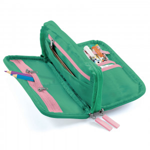 DD00321-Penar scolar cu doua compartimente Floare, Djeco
