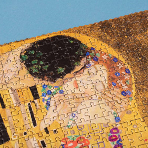 Lj_PZ314U-Puzzle 1000 piese Klimt Sarutul, Londji