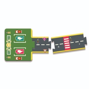 DJ05498 - Piese mari de circuit pentru mașinuțe – ușor de asamblat, Djeco