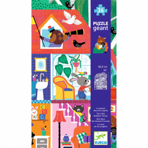DJ07169 Puzzle gigant 3 ani Casa micilor prieteni 36 piese Djeco