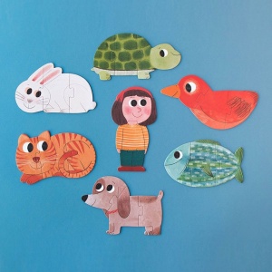 LJ_PZ003U-Puzzle Animale de companie, Londji