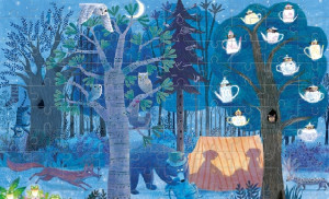 LJ_PZ553U-Puzzle reversibil Noapte si zi in padure, Londji