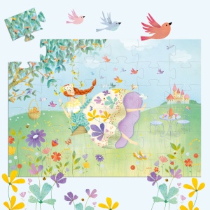 DJ07238 - Puzzle educational pentru copii cu primavara, Djeco