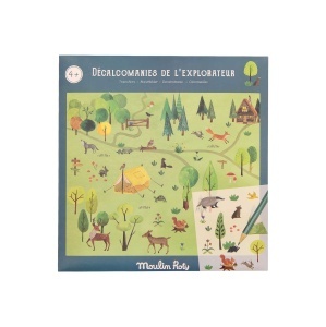 Set abtibilduri de transfer Exploratorul, Moulin Roty