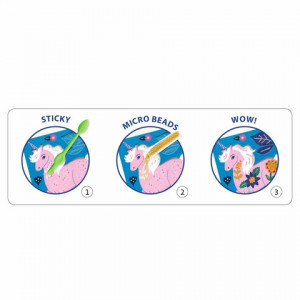 DJ09475-Set creativ cu margele Animale si flori, Djeco