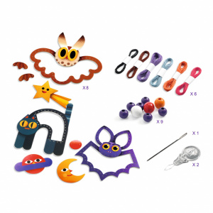 DJ09437-Kit creativ de cusut Pe timp de noapte, Djeco