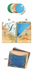 DJ09463-Kit creativ transfer Dinozauri, Djeco