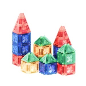 Piese magnetice mini pastelate pentru joacă educativă