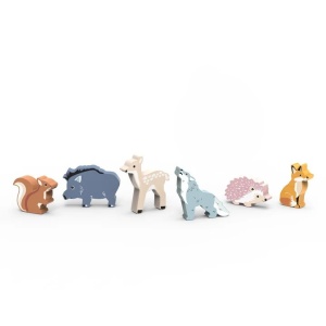 Set Speedy Monkey cu animale din lemn certificat FSC