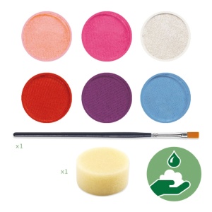 DJ09231 - Culori pastel de pictat fata non alergice, Djeco